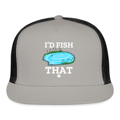 VF ‘I’d Fish That’ Trucker Cap - gray/black