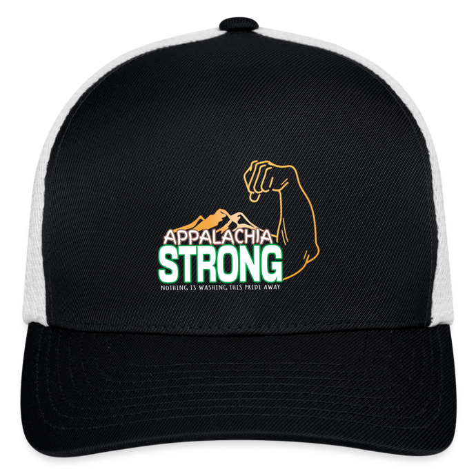 Appalachia Strong Flexfit hat - black/white