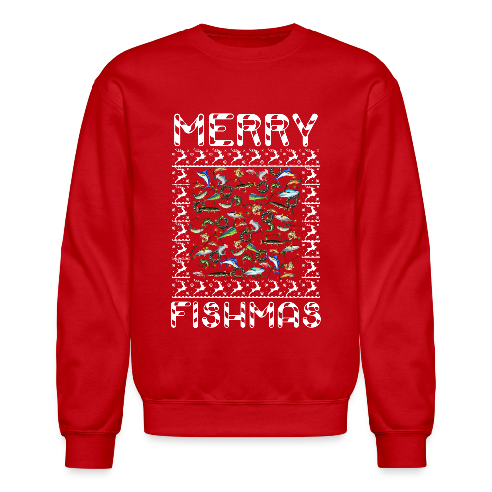 VF Fishmas crewneck sweatshirt - red