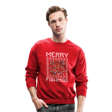 Load image into Gallery viewer, VF Fishmas crewneck sweatshirt - red