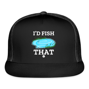 VF ‘I’d Fish That’ Trucker Cap - black/black
