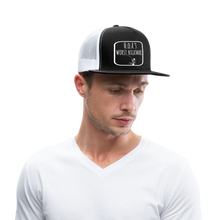 Load image into Gallery viewer, VF “HOA” Trucker Snapback - black/white