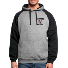 Load image into Gallery viewer, VF Black Sleeve Hoodie - heather gray/black