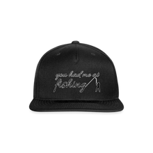 Load image into Gallery viewer, VF “You had me at fishing” hat - black