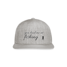 Load image into Gallery viewer, VF “You had me at fishing” hat - heather gray