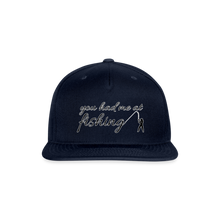 Load image into Gallery viewer, VF “You had me at fishing” hat - navy